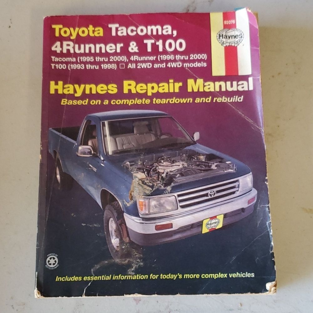 Haynes Toyota Tacoma 4Runner & T100 Repair Manual